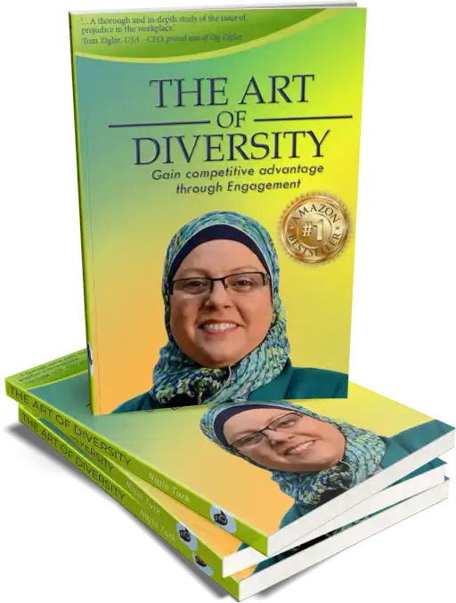 The Art of Diversity books stacked.